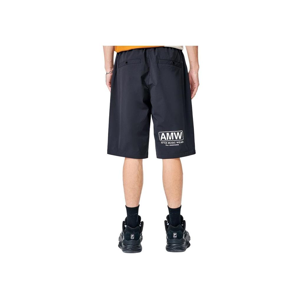 Fila Mihara Yasuhiro X  Woven Sports Logo Shorts Men Bottoms Black F11M133801F-BK