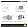 Rhinowalk Motorcycle Tank Bag Strong Magnetic Tank Bag Adapter Base