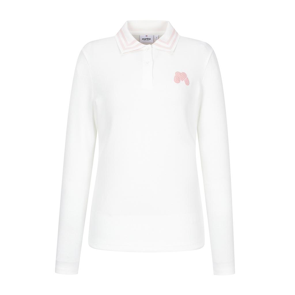 MARTINE GOLF Collar Point Polo Shirts_O/White