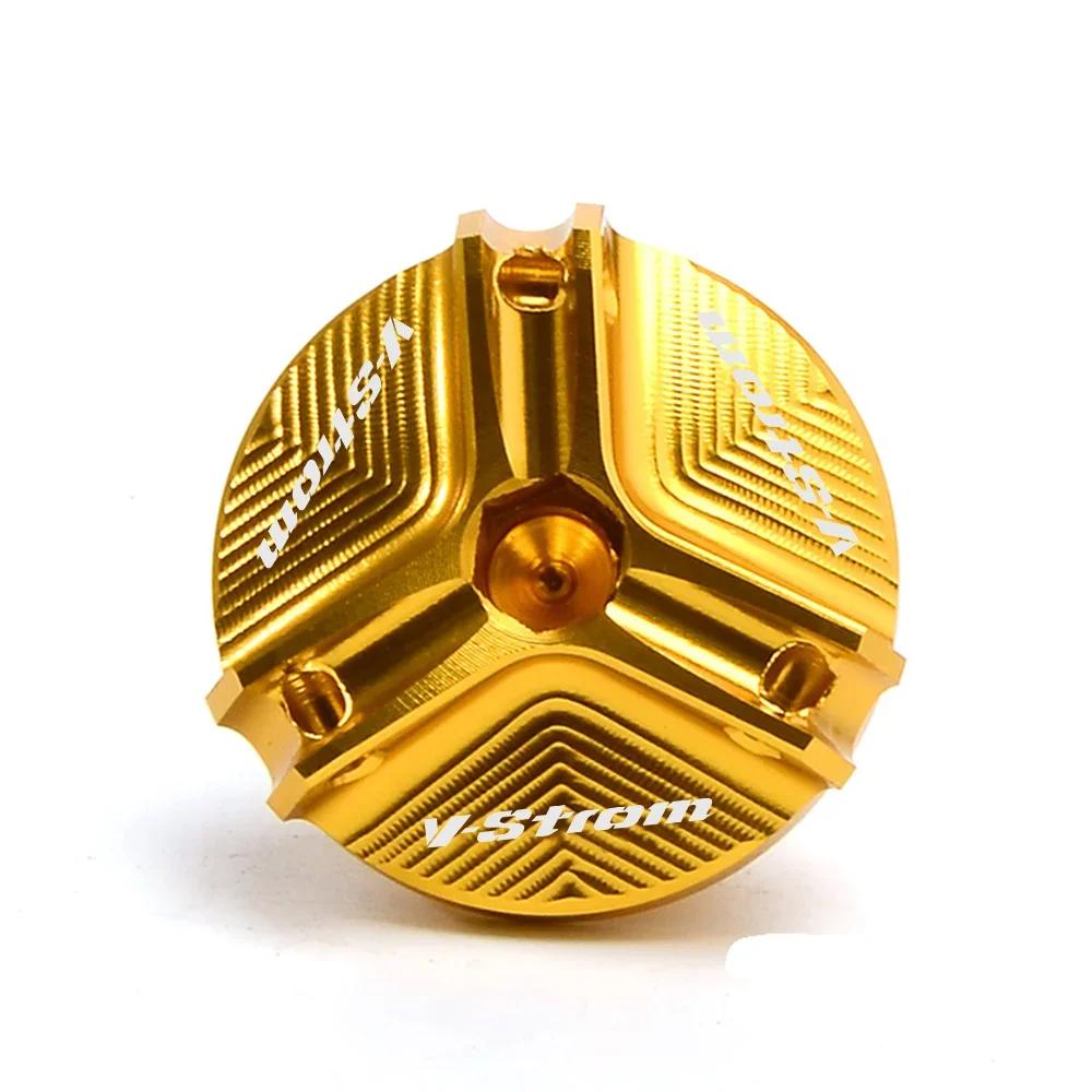 Motorcycle CNC Aluminum Engine Oil Filler Plug Cap Screw For Suzuki VSTROM 650 1000 1050 1050XT 250 V STROM DL250 DL650 DL1000