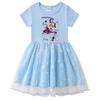 Vestido de Princesa de Manga Larga con Lentejuelas Arcoíris Kpop Demon Slayer para Niñas