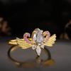Luxury Niche Fashion Creative Versatile Angel Wing Ring, Love Angel Hot-selling Jewelry Wing Ring