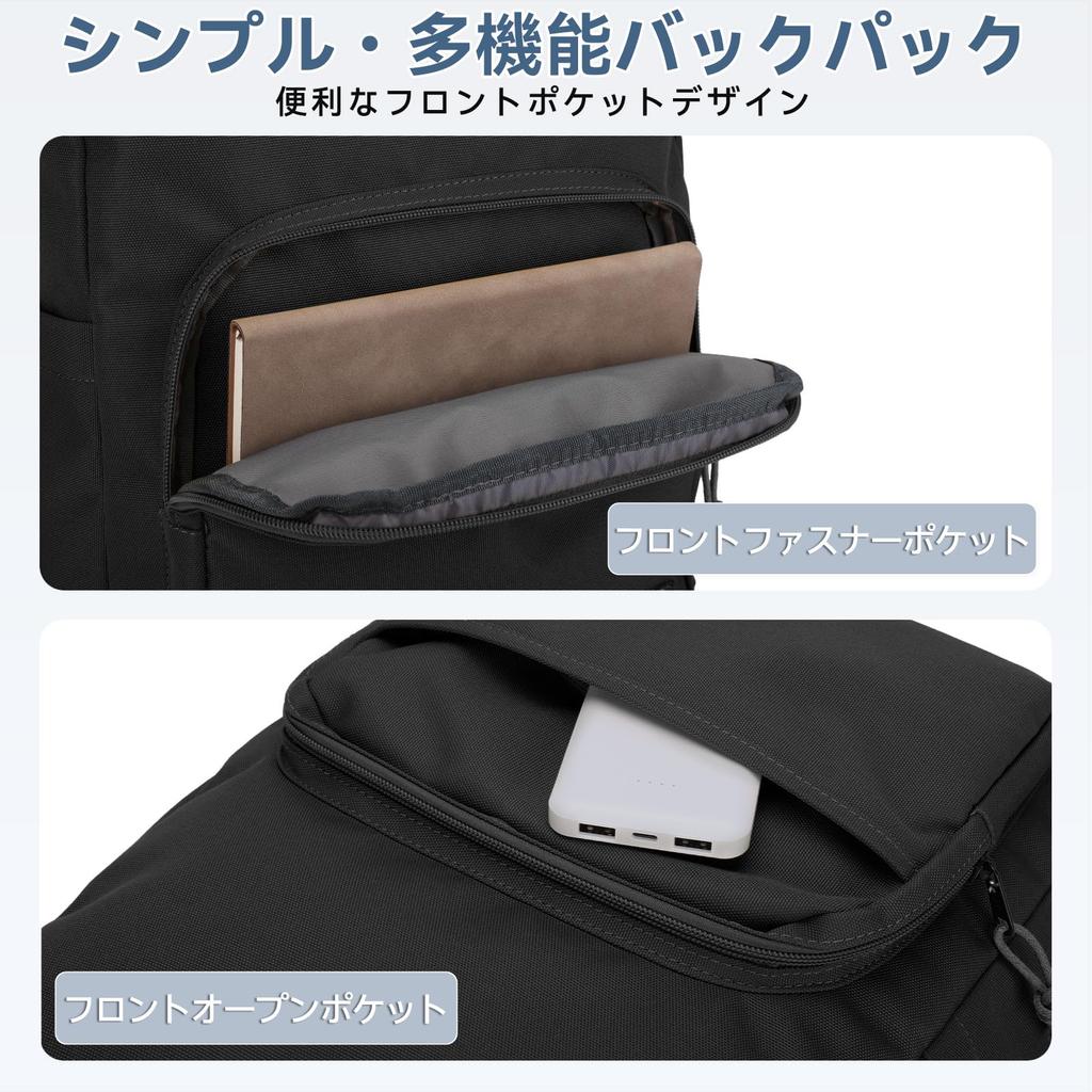 VASCHY Backpack for Large Perfect for and Outdoor High School Students and Black School, Lightweight, Capacity, Stylish, Waterproof, Commuting,