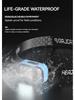 LED Rechargeable Fishing Headlamp with Sensors and Battery Indicator Super Bright Camping Light Using XPG+COB Lamp Beads