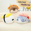 Japanese Style Stuffed Sea Otter Toy Kawaii Pillow Cushion Fried Shrimp Soft Doll  Birthday Gifts