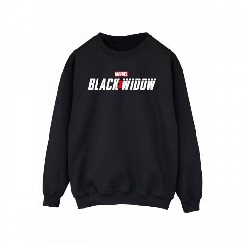 Marvel Mens Black Widow Movie Logo Sweatshirt