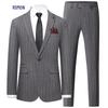 Men's Slim Fit Business Suit Set