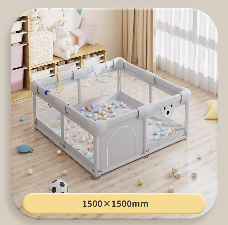 Baby Safety Playpen: Indoor Crawling & Walking Guardrail, Anti-Fall Floor Fence for Living Room.