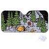 Car Sunshade with Outdoor Camping Design - Customizable Front Windshield Cover