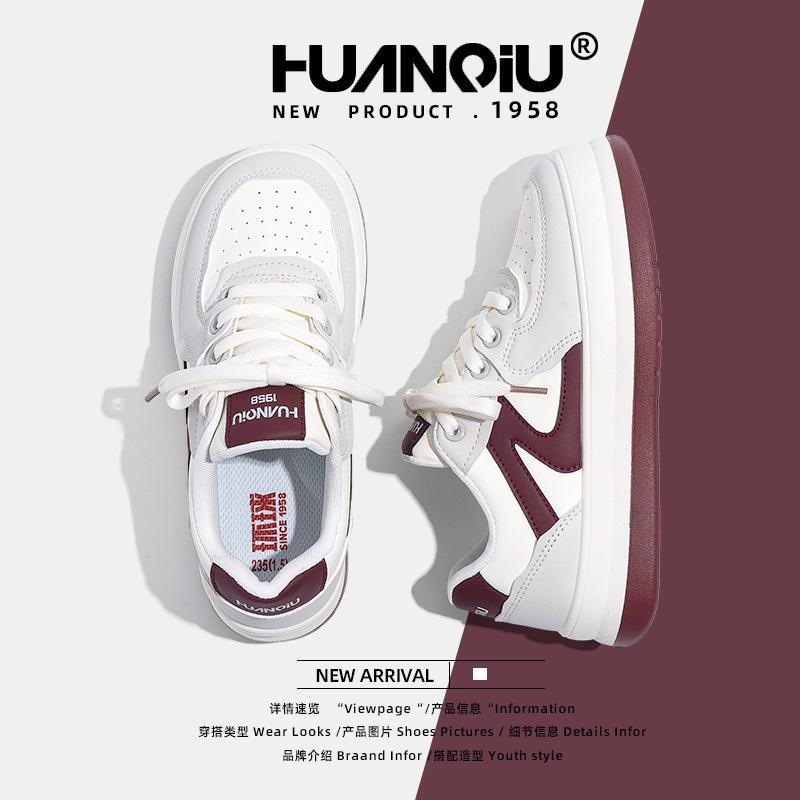 Global platform white shoes women's ZHQ3388 spring new heightening versatile popular sports shoes casual board shoes