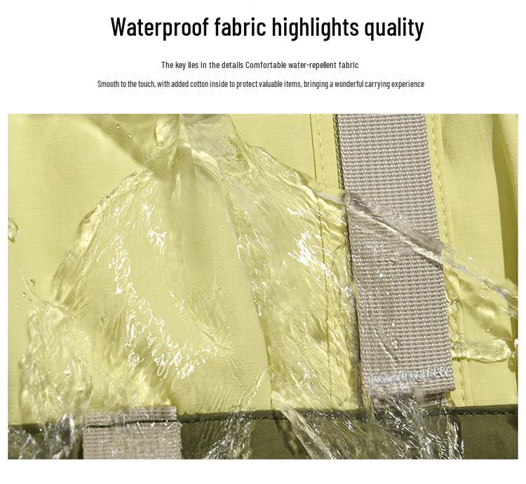 Lightweight Colorblock Sport Travel Backpack with Multi-Pocket Flap for Students