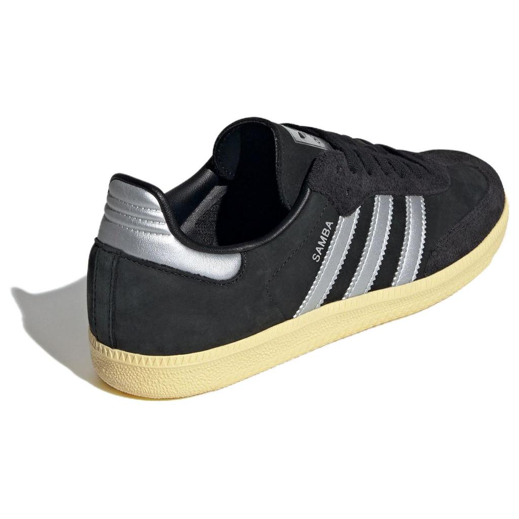 adidas Samba OG Black Almost Yellow Women Sneakers Core-Black Matte-Silver IE8128
