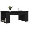 Coffee Table Black 102x55x42 Cm Wood Based Panel