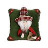 Cross-border Christmas Snowman Burlap Pillowcase Ornaments