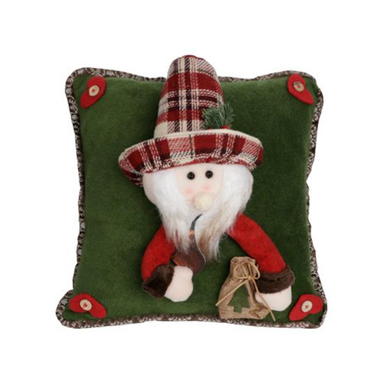 Cross-border Christmas Snowman Burlap Pillowcase Ornaments