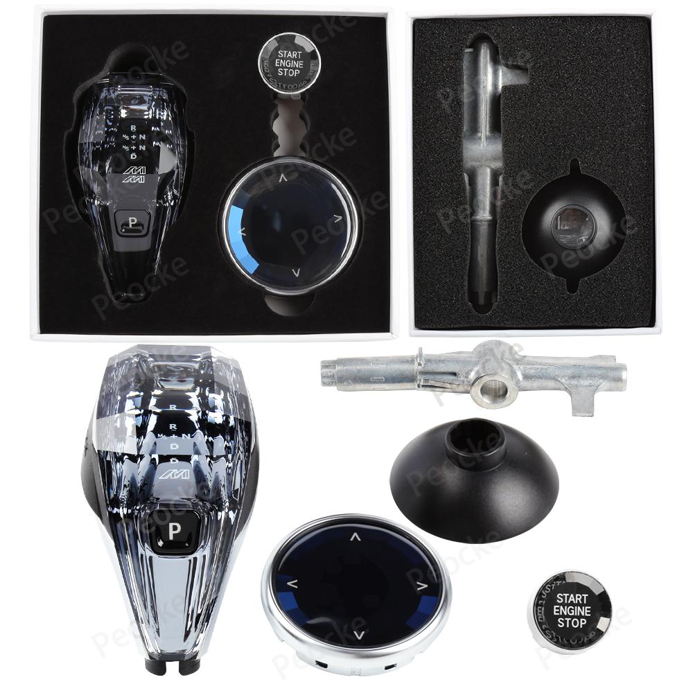 Crystal Gear Shift Knob Short for BMW F20 F30 F34 F35 F32 F33 F36 F22 F23 F01 F02 F06 F10 Gearbox Lever Stick Handle Accessory