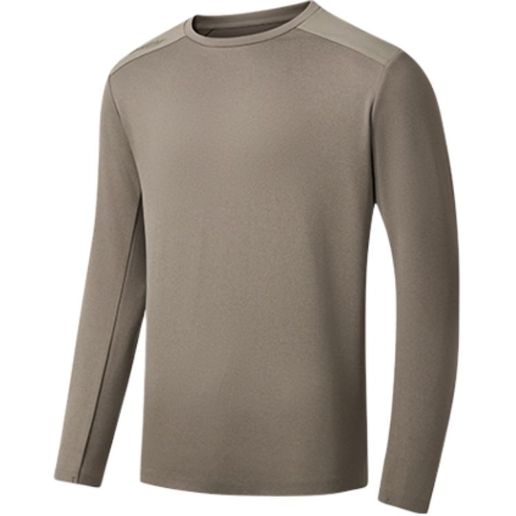 Saucony FW25 Round Neck Pullover Simple Comfortable Long Sleeve T-Shirt Men Tops SA2250LT82C-GR137