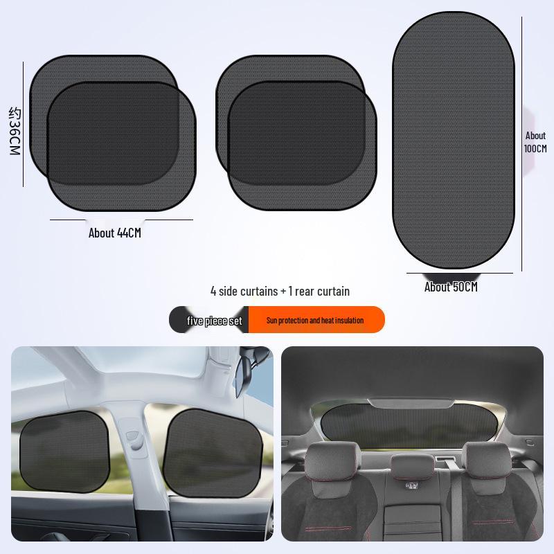 Foldable Reflective Car Windshield Sunshade, Silver Heat Insulation, Blocks Sunlight for Interior Protection.