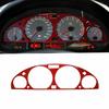 Carbon Fiber Dashboard Trument Decor Frame Red For BMW 3 Series E46 1998-05
