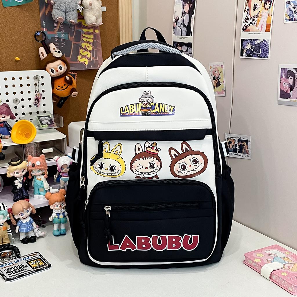 School Bag New Girls Backpack Large Capacity Lightweight Versatile Large Capacity Backpack Junior High School Students