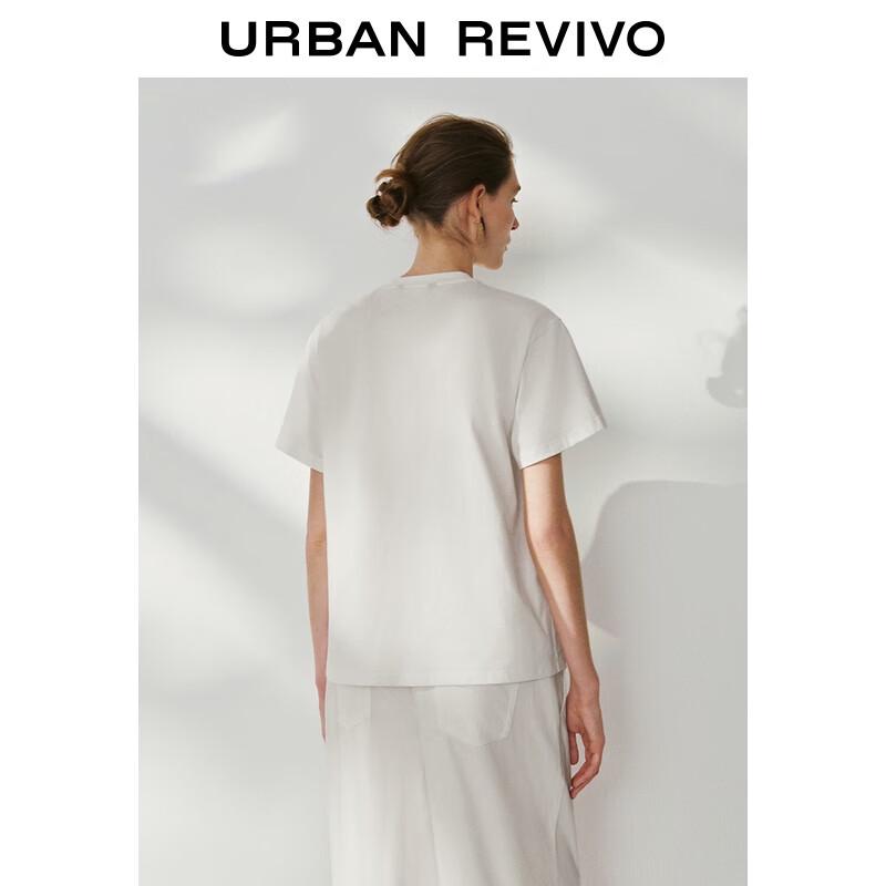 UR 2025 Cherry Print Cotton Loose T-Shirt