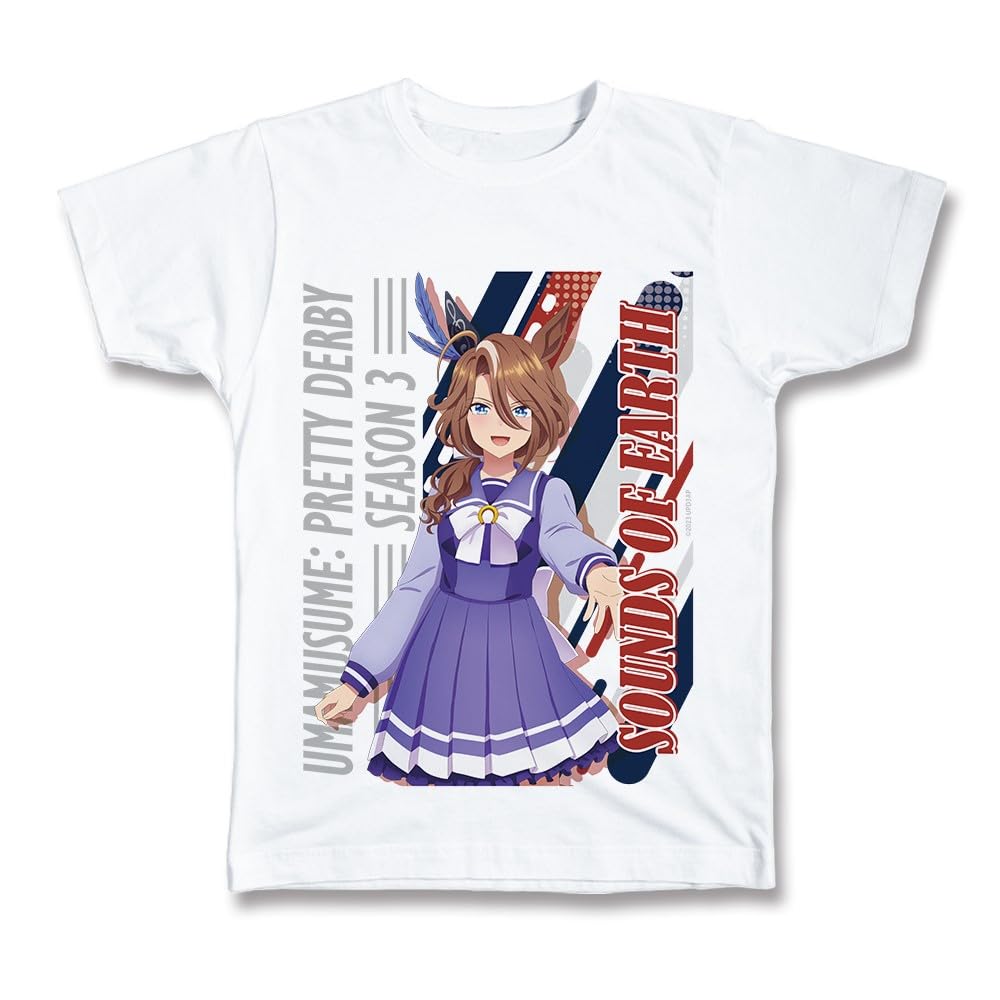 

Uma Musume Pretty Derby Season 3 T-shirt, size L, Sounds of Earth uniform ver. Original illustration TSAN-UL01-m05