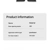 For Tesla Model 3 Highland Model Y Juniper/Launch 2025 Car Open Door Button Stickers 4X Handle Cover Interior Protection Trim