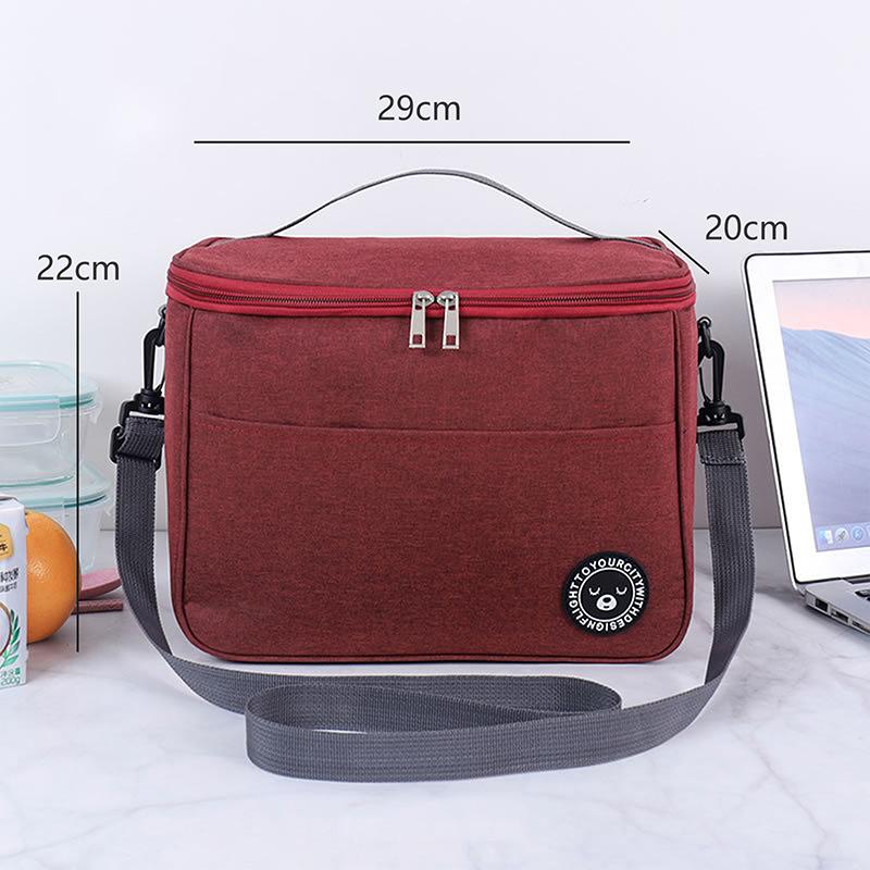 Portable Cooler Bag Folding Insulation Picnic Ice Pack For Food Thermal Drink Carrier Insulated Lunch Box Delivery S/M/L