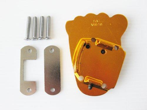 Foot-shaped pedal cover universal gold 16-4701G