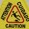 Faltbares Nasses Schild Dreieckiger Kegel Pop-Up Warnschild Sicherheitswarnung