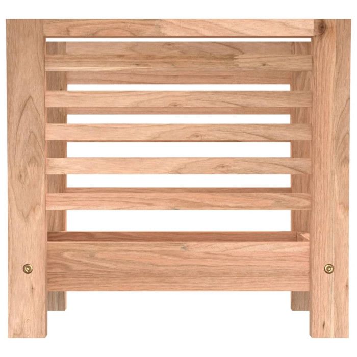 Porte revues 40x26,5x38,5 cm Bois massif de noyer