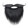 Artificia Realistic Fake Beard Funny Viking Braided Beard Pirate Play Halloween Fake Mustache  Prom