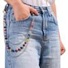 Unisex High-End Cowboy Style Colorful Crystal Rhinestone Pants Chain