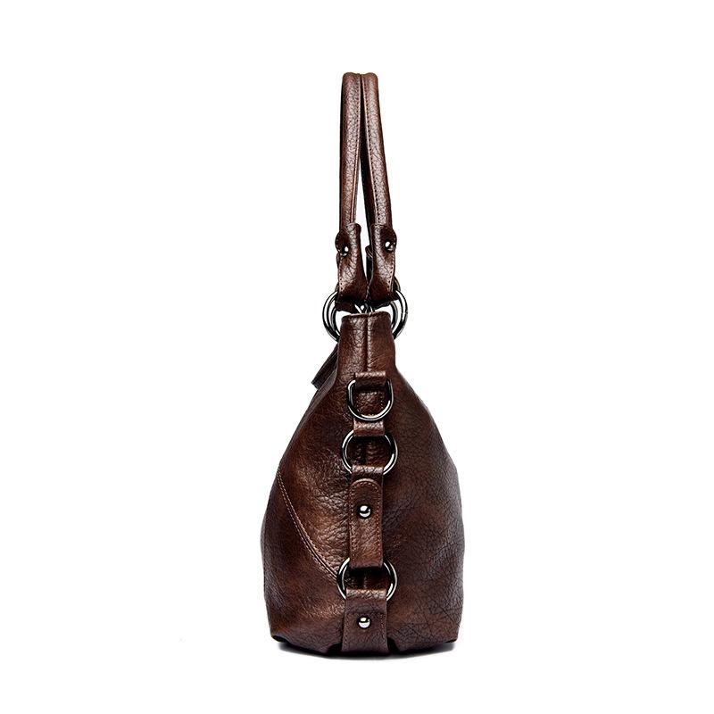 Damen Vintage und Vielseitige Mom-Style Schulter-Tragetasche