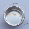 F26C Pack of 30 Candle Tins Jar Cups for DIY Candle Making Aluminum Round Containers Tealight Bases for Creative Projects