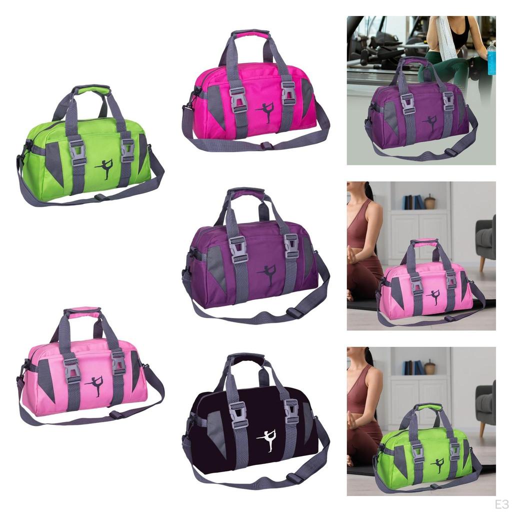 Torba Fitness Crossbody na Przybory Toaletowe Lekka Damska Torba do Przechowywania Regulowany Pasek na Ramię