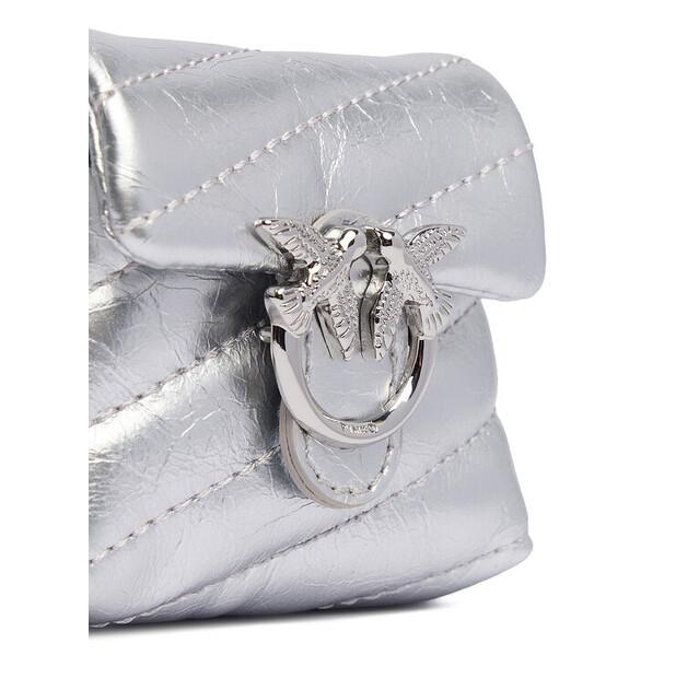 Брелок PINKO Airpods Love Puff Microfiber Shiny Calf