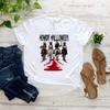 Howdy Halloween T-shirt Western Halloween Girls T-Shirt Vintage Short Sleeve Women's Tshirt Funny Cowgirl Tee Streetwear Tops