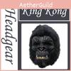 Spookachtig Spookhuis Decoratieve Requisieten Met Een Realistische Gorilla Jurk Capuchon Masker Voor Halloween Vieringen