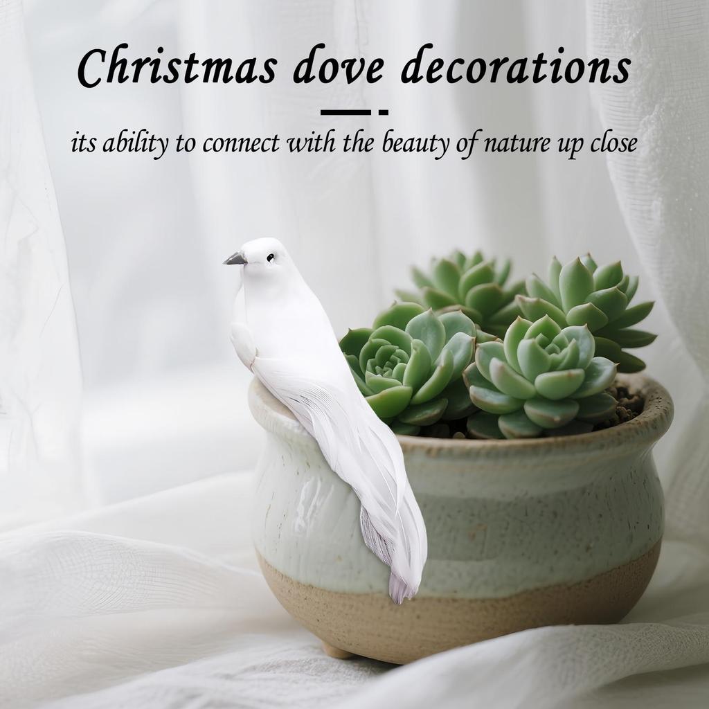 Artificial Birds for Outdoors Christmas Wedding Decoration Decorative Fake Birds for Home Decor Enthusiasts Study Bedroom Living