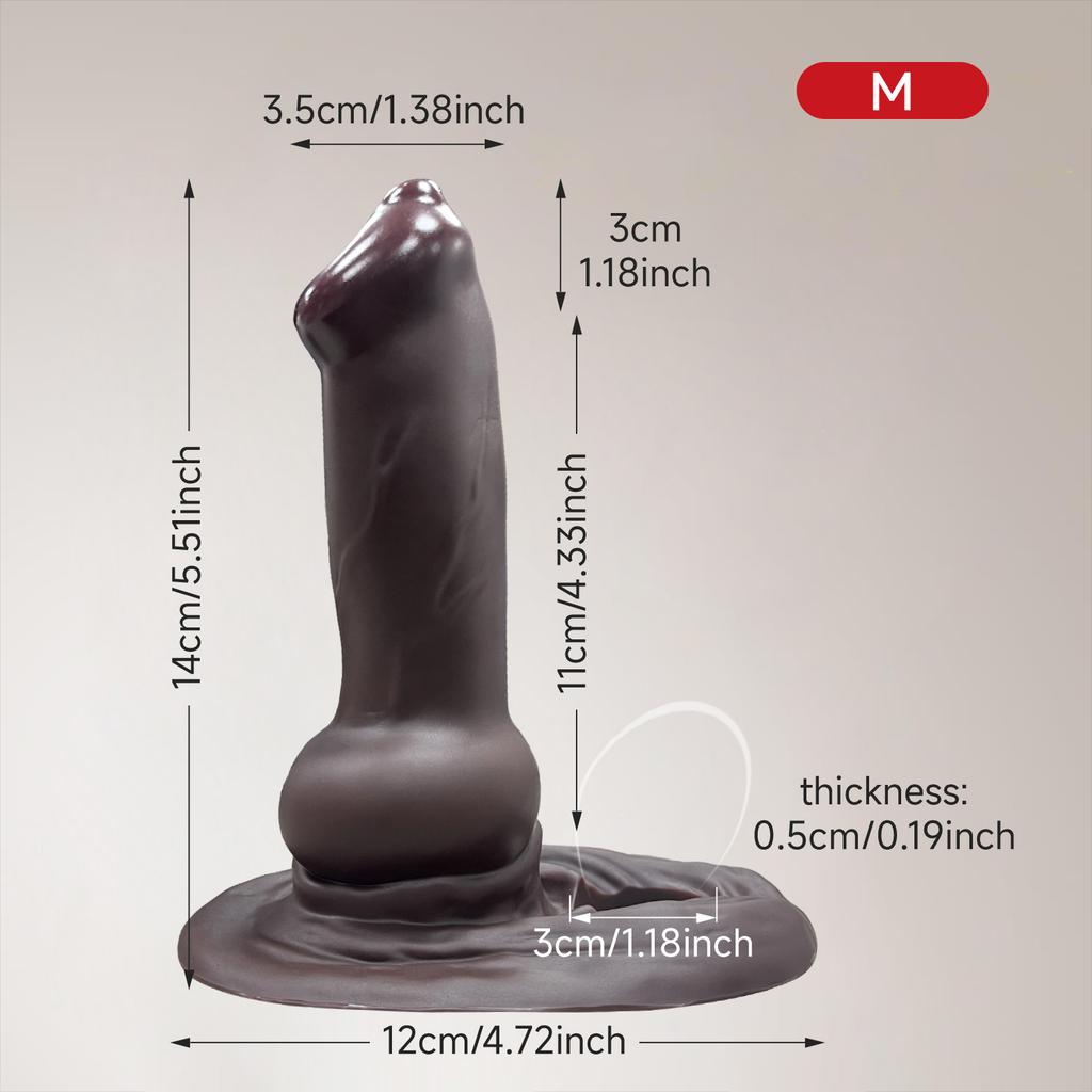 3size Soft Animals Dildo Penis Extender Enlargement Sleeve Reusable Condoms for Men Sex Toys Dick Delay Ejaculation Cock Ring18+