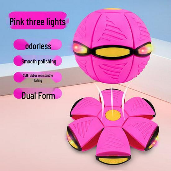 Luminous Elastic Magic Flying Saucer Ball - Children's Outdoor Step-on Toy