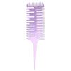 Hair Dyeing Comb 3 Way Sectioning Highlight Comb Professional Weave Weaving Comb Hair Dye Styling Tool For Salon Use