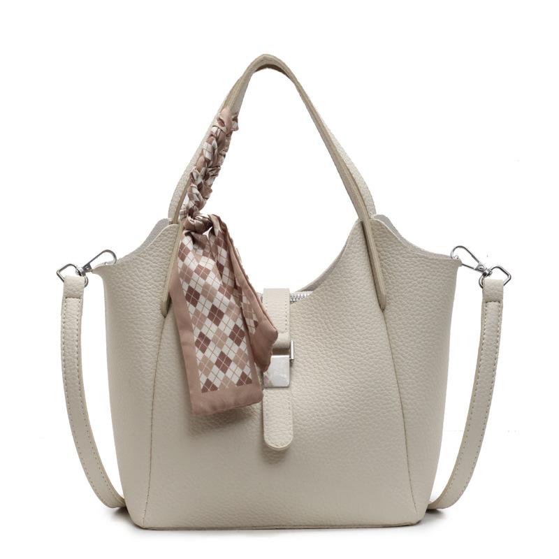 

Сумка-корзина для овощей премиум-текстуры, модная, универсальная, портативная, сумка-ведро, сумка на плечо, женская, новая текстура, сумка для ребенка и мамы 27-13-23