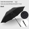 Ultra-light Carbon Fiber Aluminum Business Umbrella - Long Handle, Dual-use for Sun and Rain, Available for Custom Printing