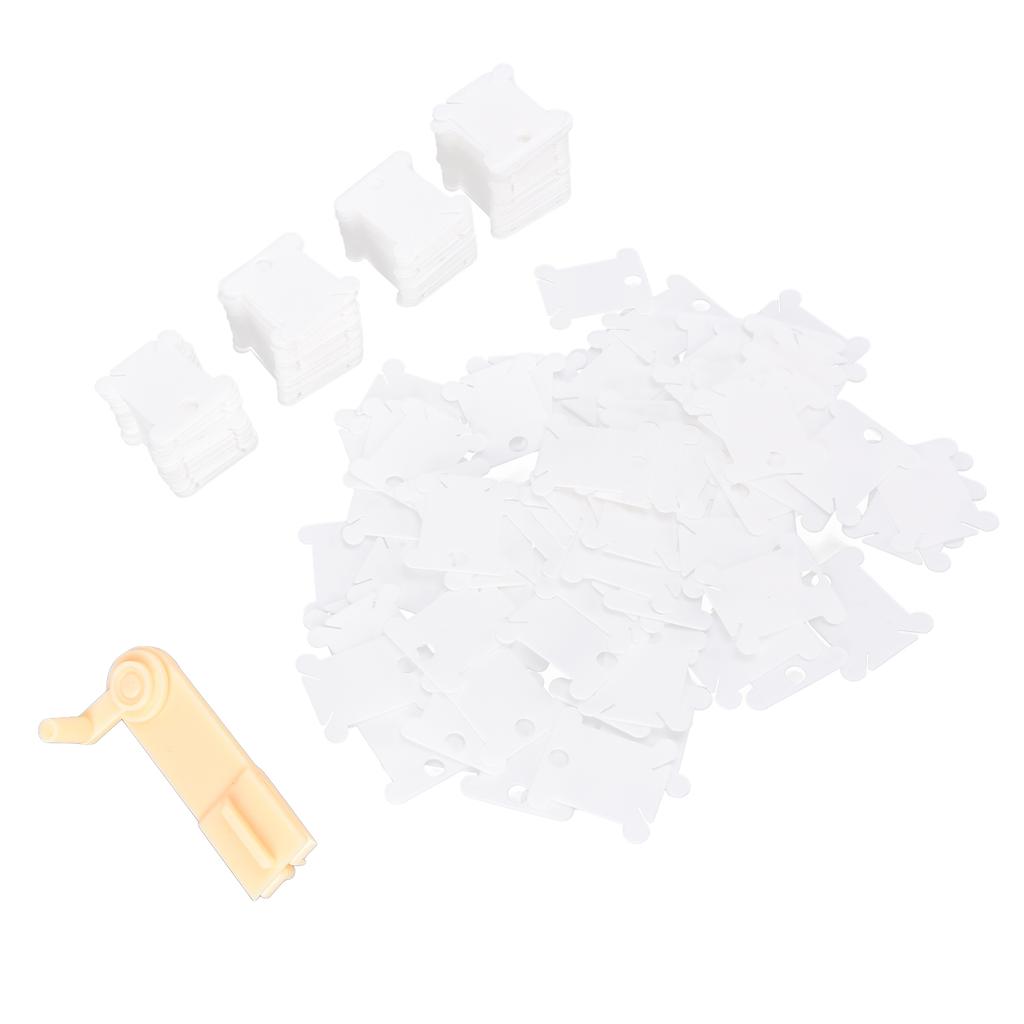 Plastic Floss Bobbin Easy Winding Durable Strong Long Term Use Embroidery Thread Organizer