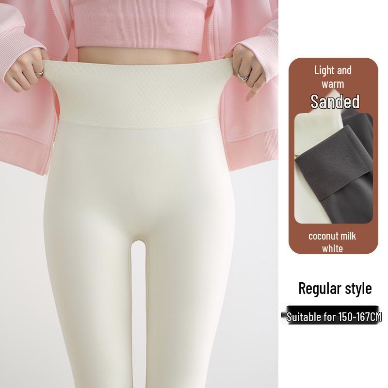 

Shark Women s Winter High-Waisted Tummy Control Yoga Pants - 2025 Style, Thick, Heat-Retaining, Cold-Resistant, Butt-Lifting, No Sagging. Medium