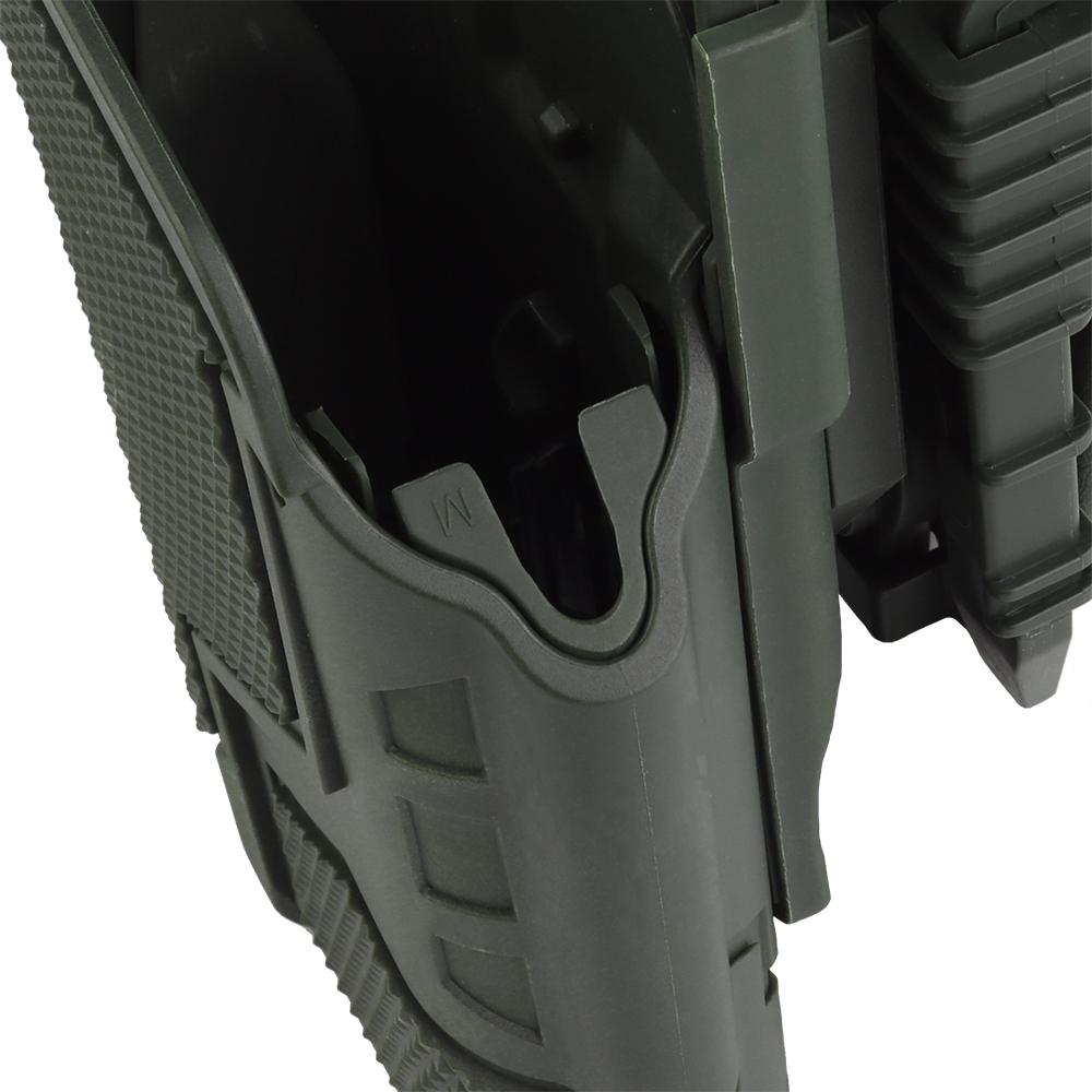 Quick Release Flashlight Holster Universal X300 Drop Leg Platform Pistol Holster QLS Adapter