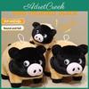 Plush Pig Stuffed Toy With Black Hanging Loop For Bedroom Decor And Giftgiving