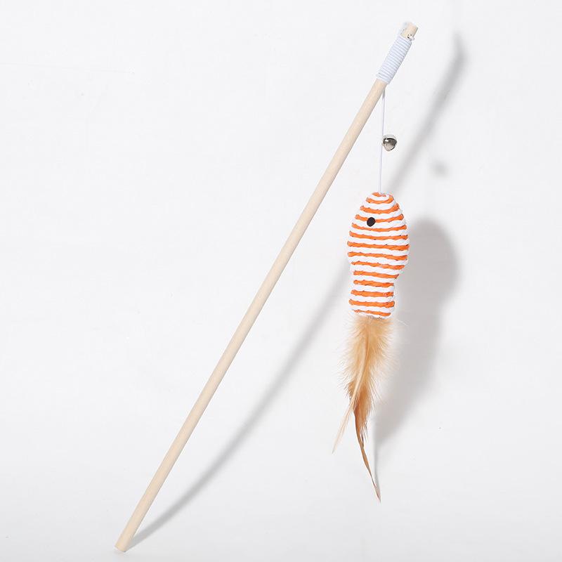 Katzenspielzeug, Katzen-Reizstäbe, Katzen-Selbstbefriedigung zur Linderung von Langeweile, Kleine Maus mit Glöckchen, Bissfest, Kätzchenkonsum